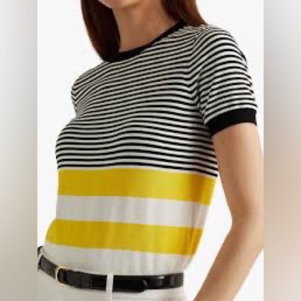 Ralph Lauren Black Label NWOT short sleeved women’s sweater size XL
